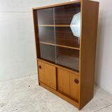 Vitrine scandinave en teck, années 1960