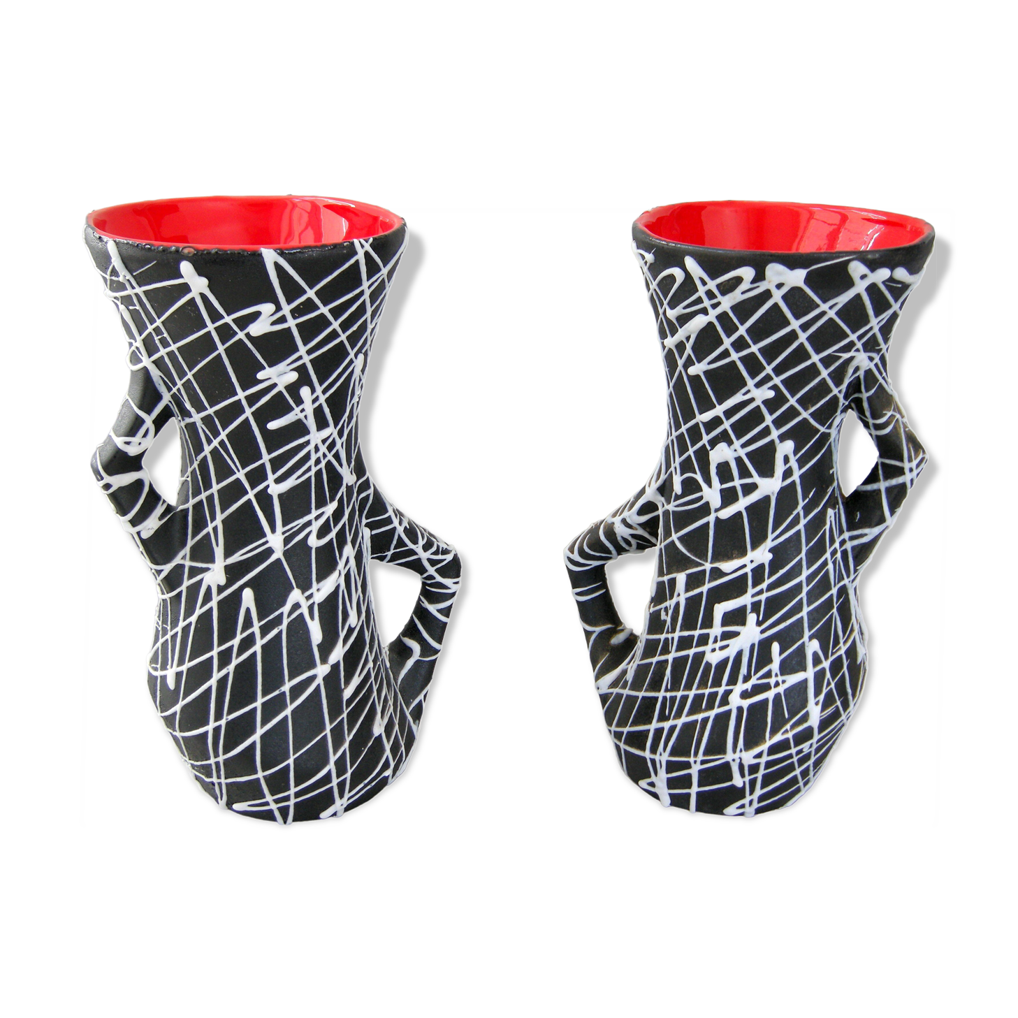 Pair of vintage vases 1950