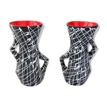 Paire de vases vintage 1950