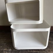 Componibili Caisson 4970 Castelli for Kartell 1969 white Space Aage 1969