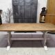 Dining table monastery farmhouse oak old patina shabby chic gustavian