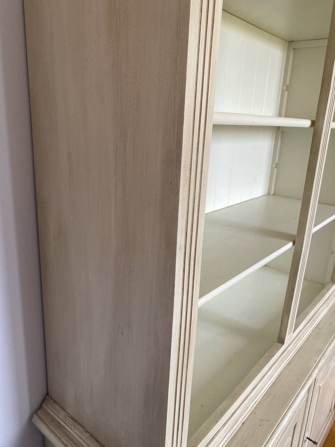 Bookcase, ecru wood, Basic Line brand by Luc Meganck