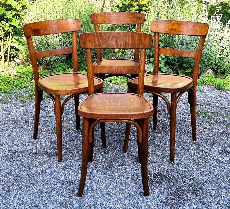 4 chairs Thonet and Horgen-Glarus 40s
