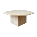 Travertine coffee table