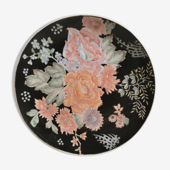 Assiette chinoise aux fleurs