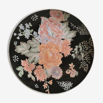 Chinese flower plate