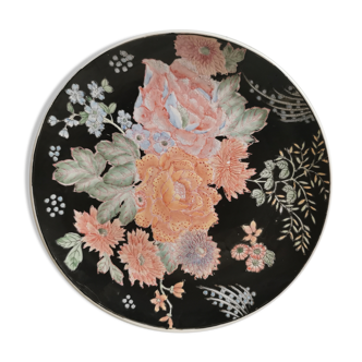 Assiette chinoise aux fleurs