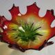 Centre de table en verre bullicante de " biot "