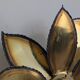 Paire appliques feuilles brutalistes