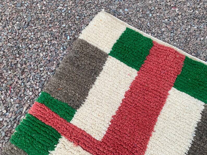 Handmade wool rug 100cm x 200cm
