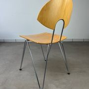 6 Mikado chairs 1800, stackable, design by Walter Leeman for Kusck&co.