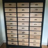 Trade cabinet 30 drawers handles bronze shells
