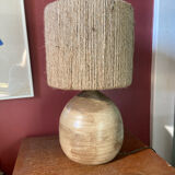 Vintage stoneware lamp