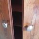 Small buffet 2 doors wooden vintage style art deco