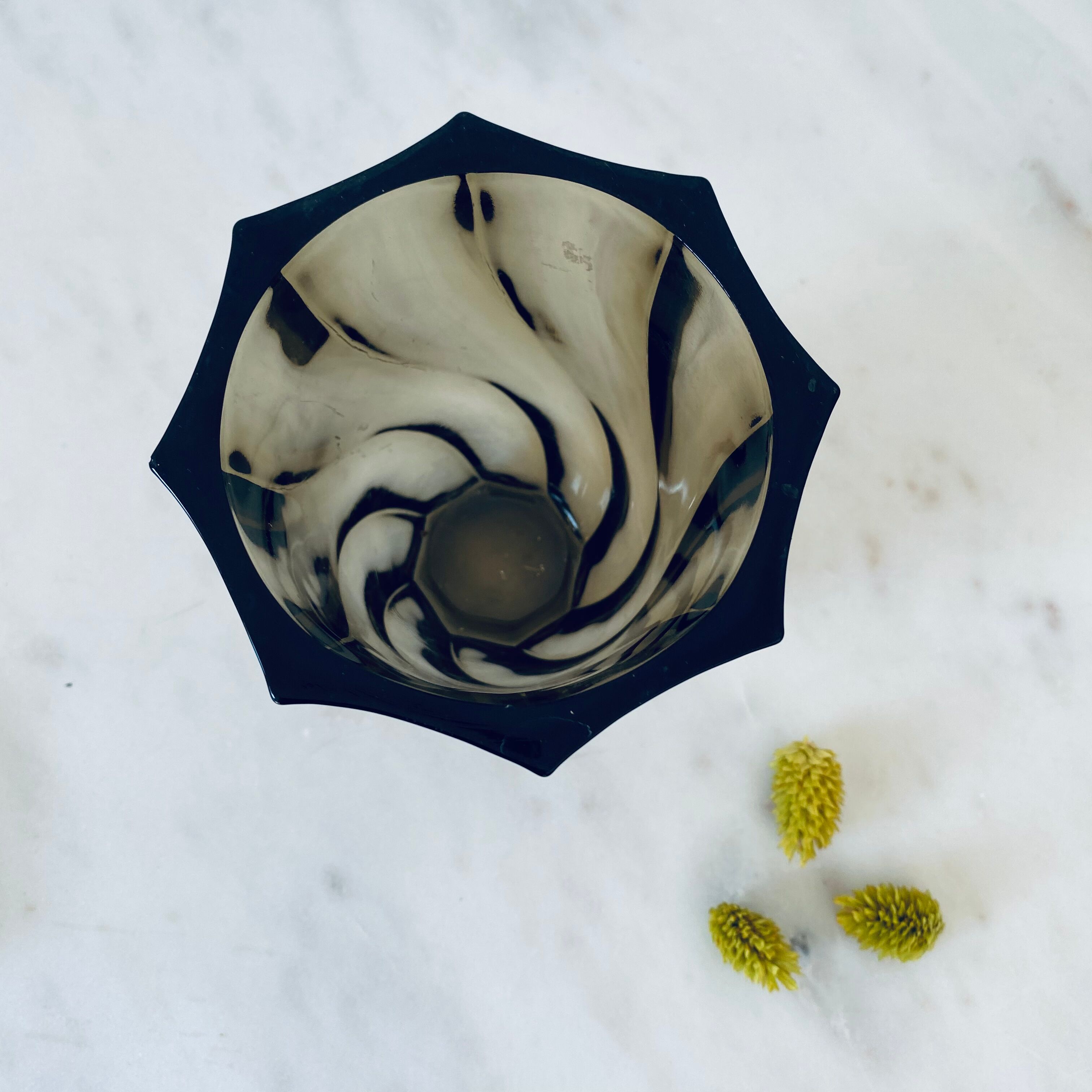 Luminarc smoked glass vase