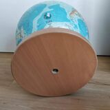 Globe terrestre TLOS Zagreb, années 1970