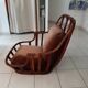 Fauteuil Rotin des Années 60 de Maugrion modéle Basset