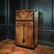 Vintage mid-century nathan “waterfall” art deco cocktail cabinet