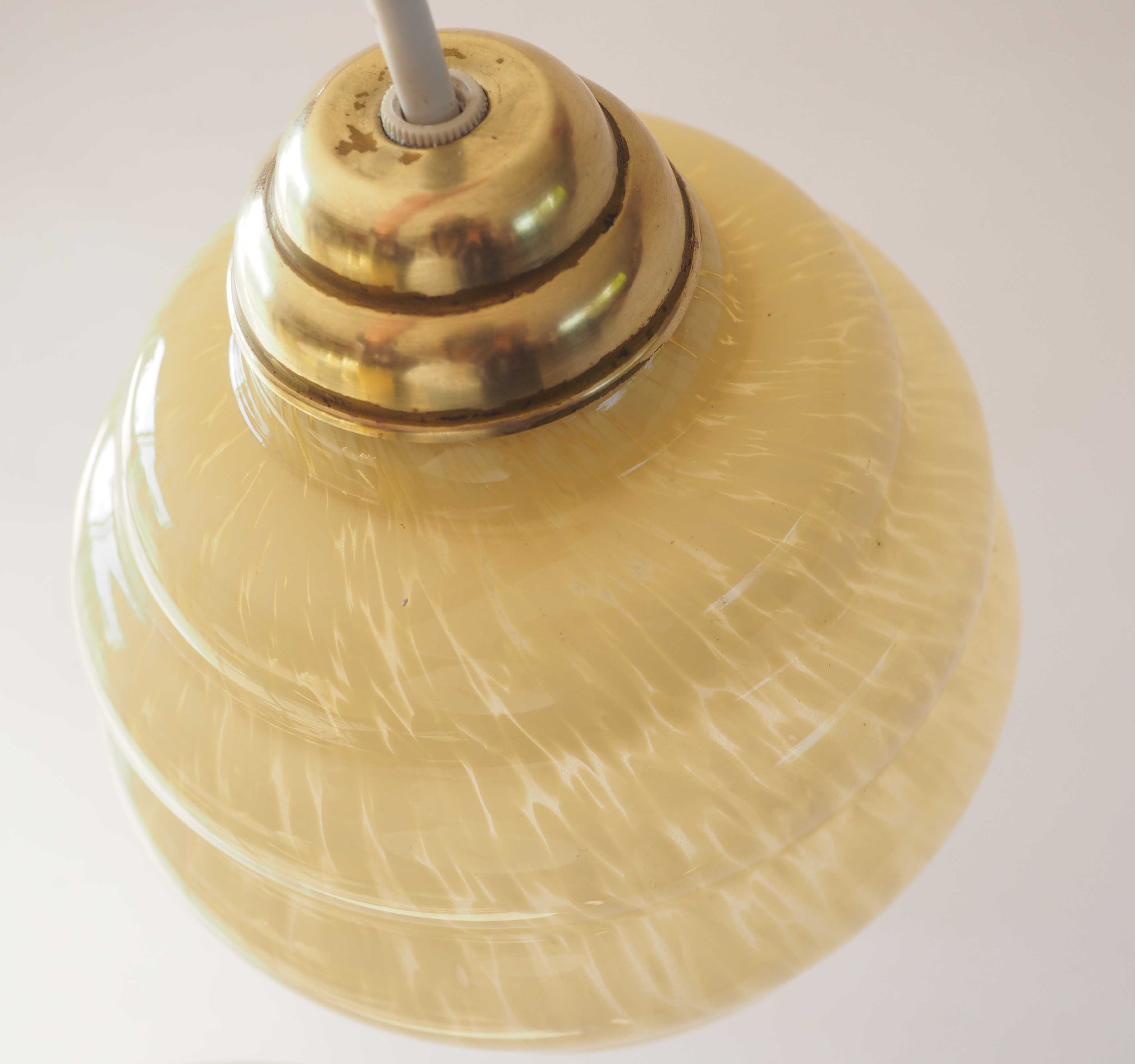 Suspension glass of Clichy yellow