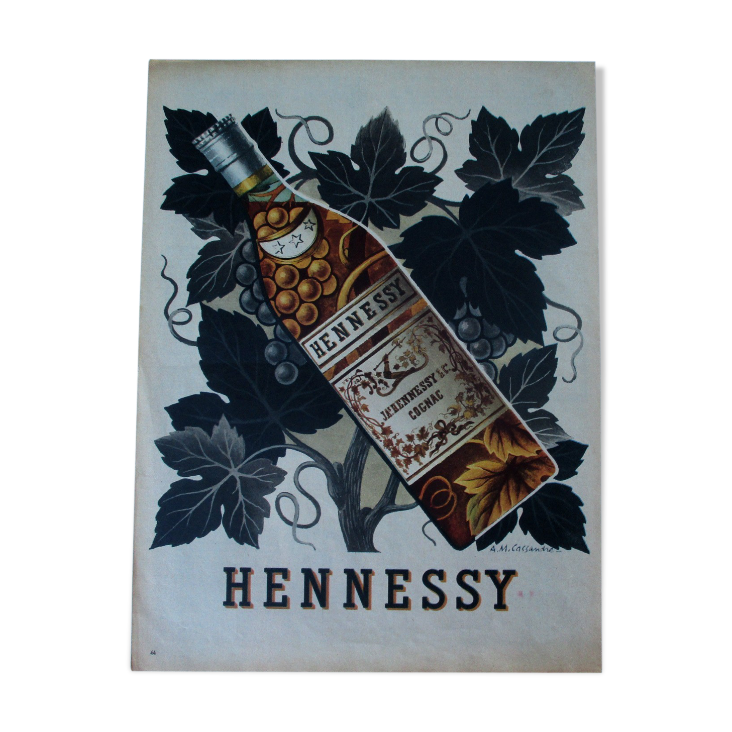 old hennessy 50s advertisement