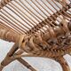 Mid century rattan shell-shaped chairs 1950s