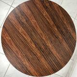 Vintage round coffee table rosewood