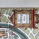 Ancient geography map of Paris