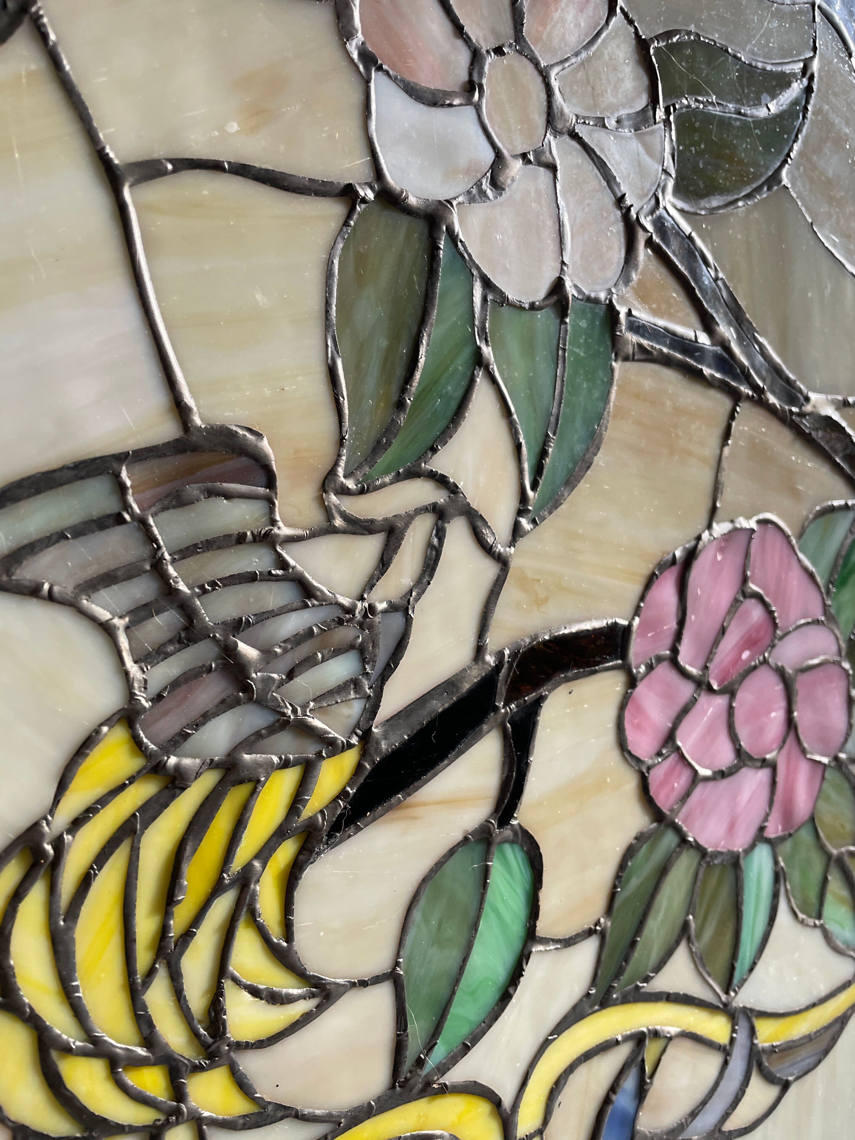 Tiffany-style stained glass firewall