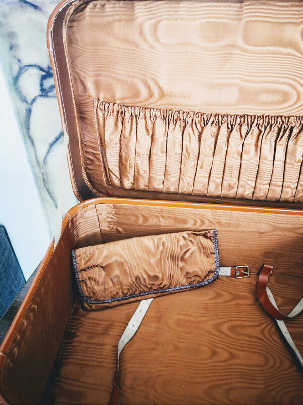 Leather case with Briefcase