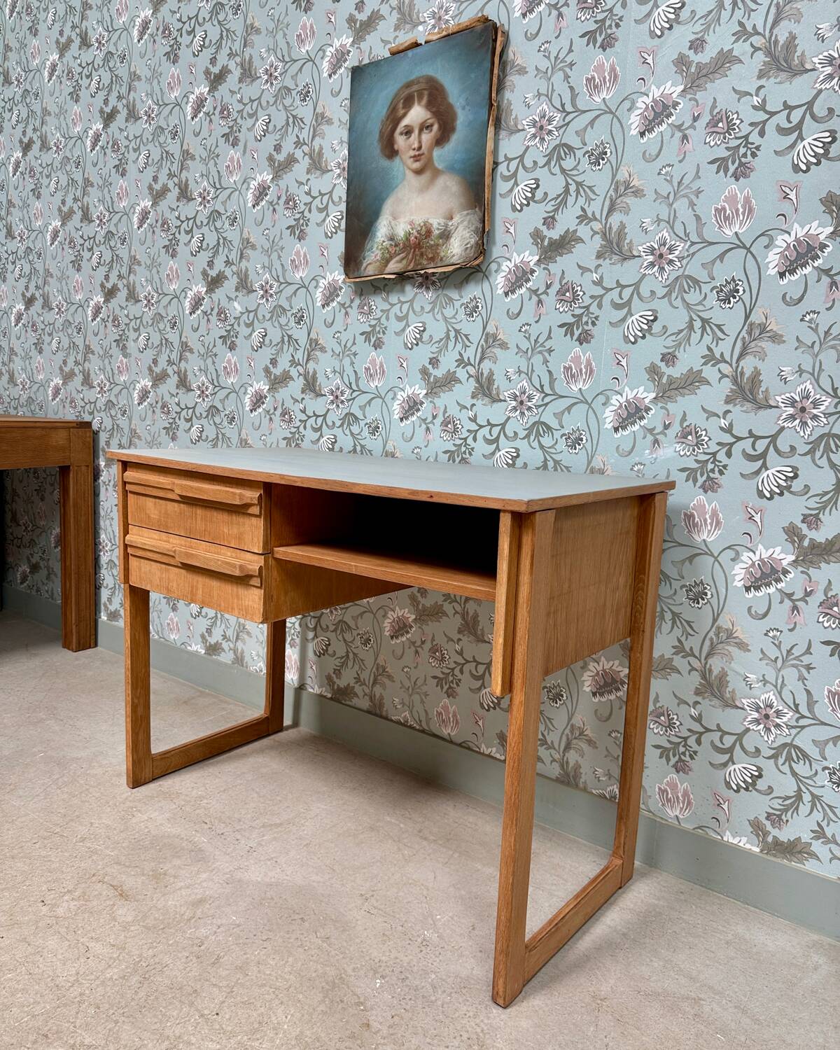 Oak desk from the 70s (renovated)