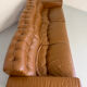 Ancien canapé en cuir camel 3 places design De Sede DS-40 vintage an70