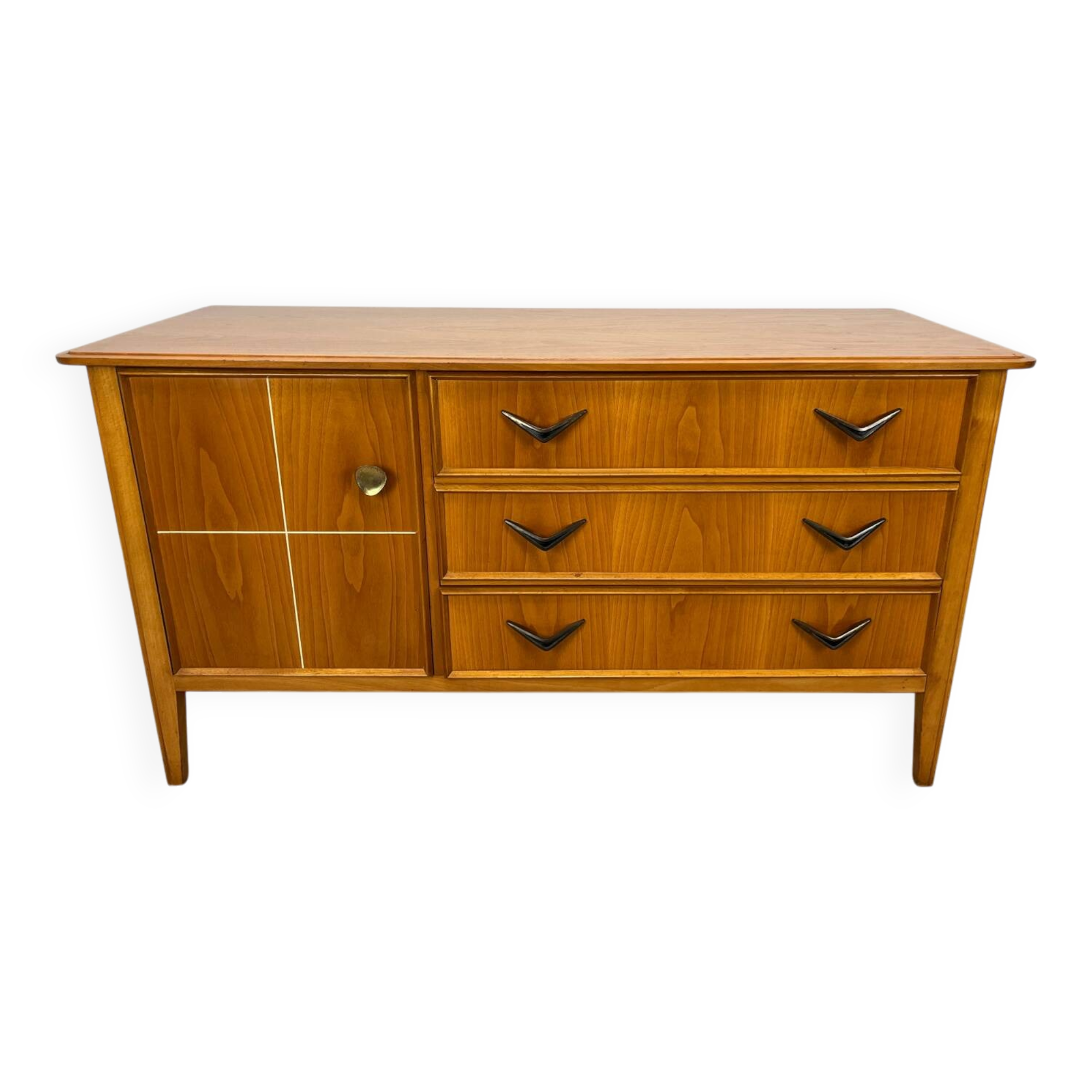 Enfilade vintage années 60, meuble télé