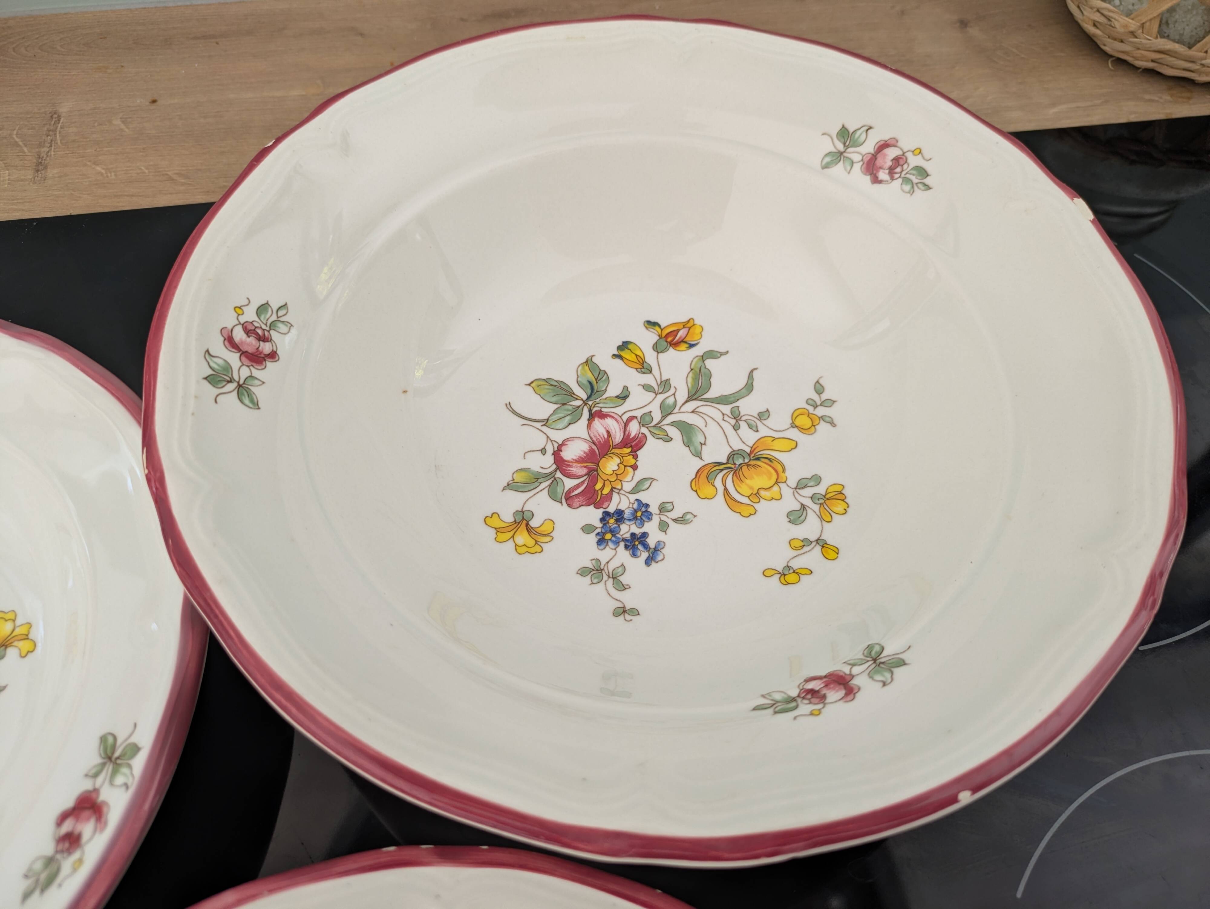 Vaisselle vintage Ceramica Quadrifoglio