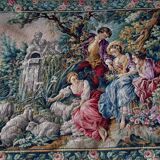 French wall tapestry Jacquard - La Filandiere