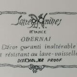 Plat à tarte sarreguemines orbernai