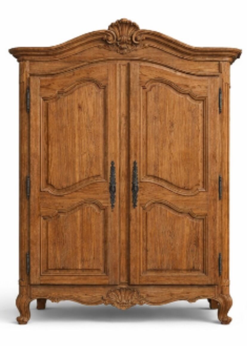 Sanded antique wardrobe
