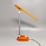 1990s Orange Table Lamp "Microlight" by Ernesto Gismondi for Artemide. Made in Italy