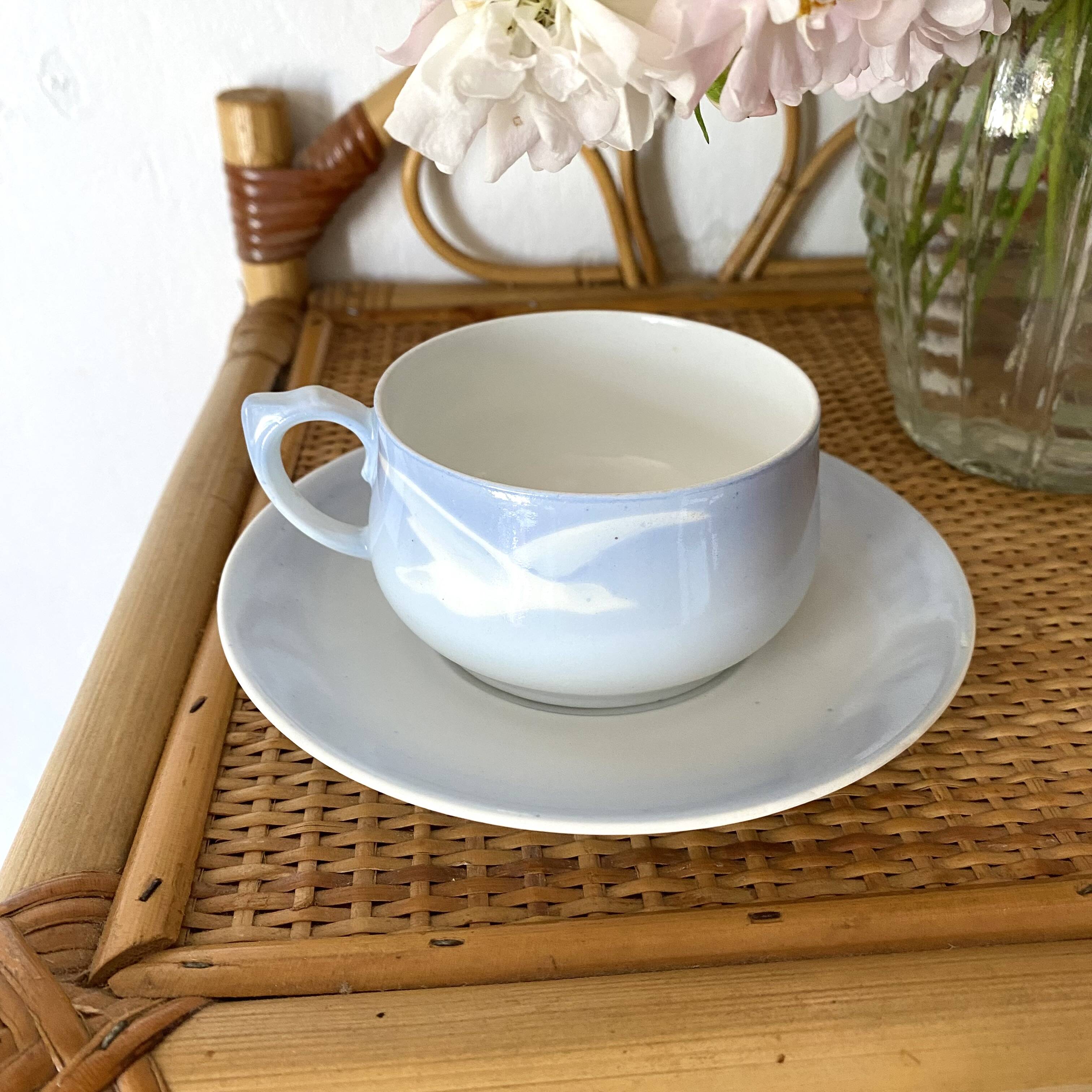 Vintage rattan shelf, bedside or end of sofa