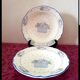 Ansemble de7 anciennes assiettes ,  Gien