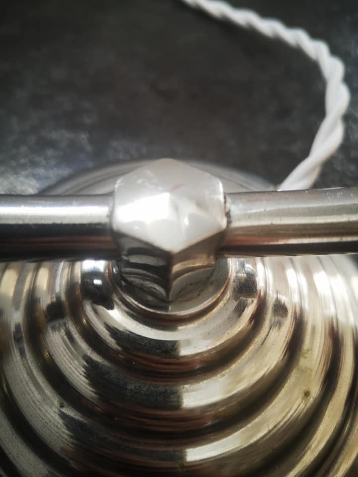 Table lamp globes opaline period art deco 1930