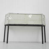 Art Deco display cabinet on legs, can also be hung