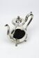 Christofle silver-plated teapot, Louis XV Marly style — late 19th century