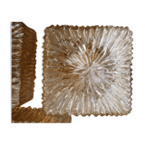 Ceiling lamp in iridescent glass