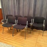 Set of four DSC 106 chairs designed by Giancarlo Piretti, Anonima Castelli,