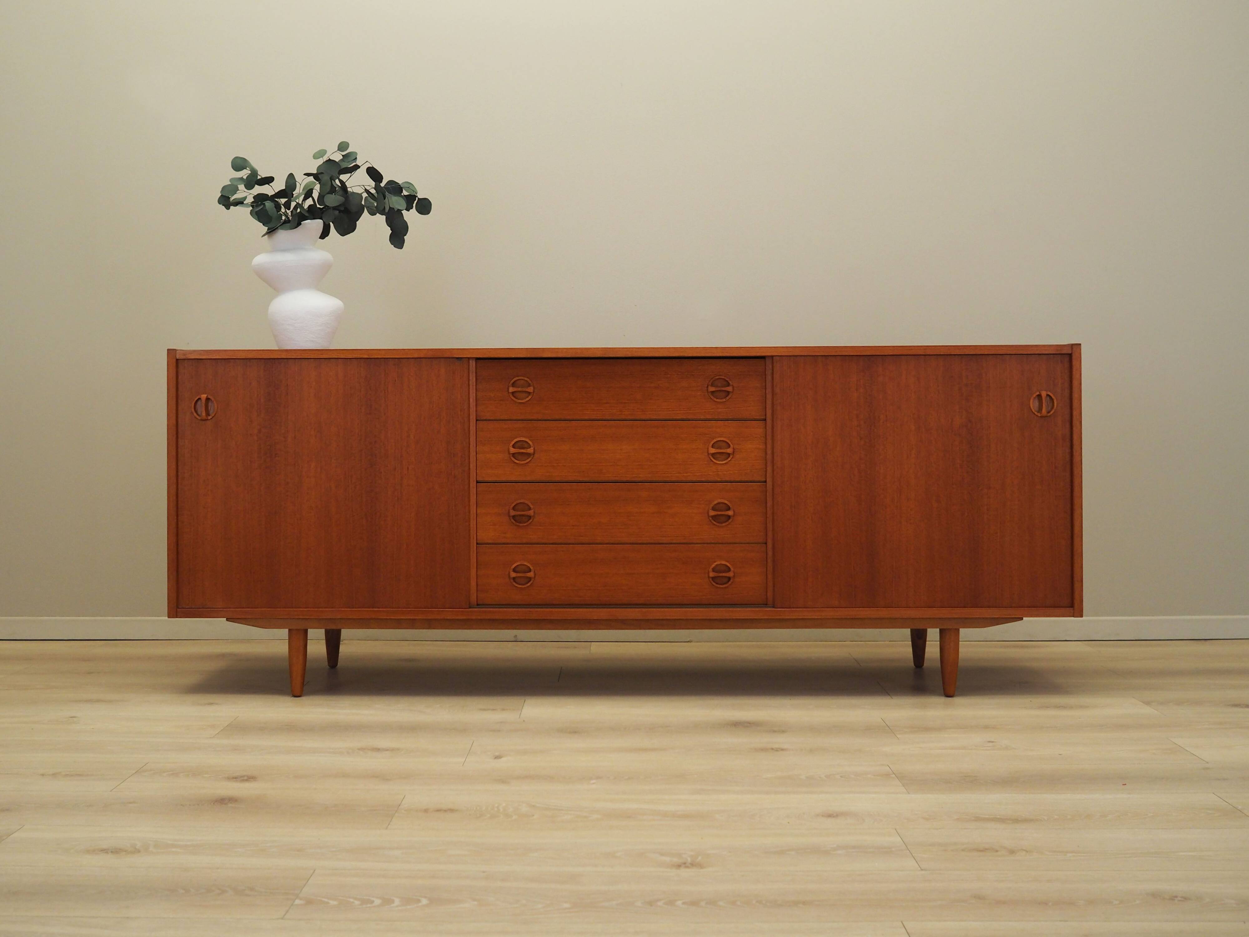 Teak sideboard, Danish design, 1970s, production: Denmark