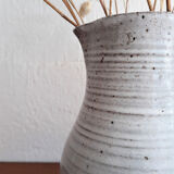 Vintage ceramic pitcher Jeanne and Norbert Pierlot glazed sandstone 1950