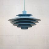 Unique blue colored Nordic Pendant Lamp by Form Light model 52610, Denmark