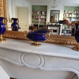Vases fireplace trim Louis XV style