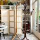 Parrot coat rack with 6 hooks in bent beech