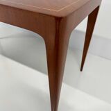 Italian Art Deco Coffee Table in Teak and Maple by Paolo Buffa, 1950s